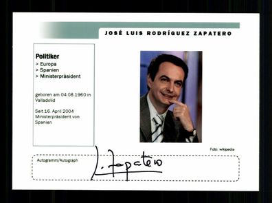 Jose Luis Rodriguez Zapatero Spanischer Ministerpräsident 2004-11 # BC 215124