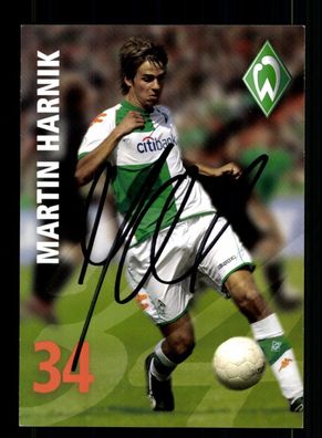 Martin Harnik Autogrammkarte Werder Bremen 2007-08 Original Signiert