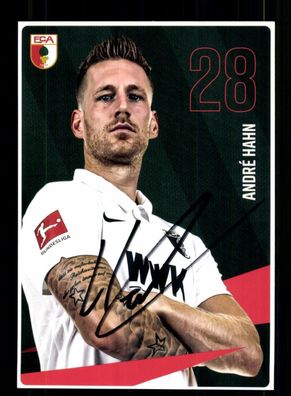 Andre Hahn Autogrammkarte FC Augsburg 2020-21 Original Signiert