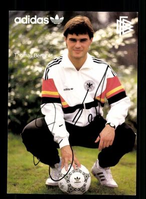 Thomas Berthold DFB Autogrammkarte 1986 Original Signiert + 2