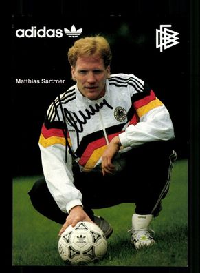 Matthias Sammer DFB Autogrammkarte 1991 Original Signiert