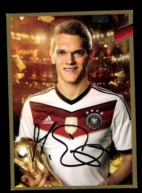 Matthias Ginter DFB Autogrammkarte 2014 Gold Edition Original Sign. # G 42864