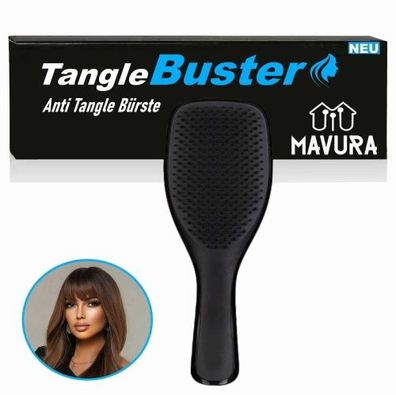 TangleBuster Anti Tangle Bürste Haarbruch entwirrende Bürste biegsame Borsten