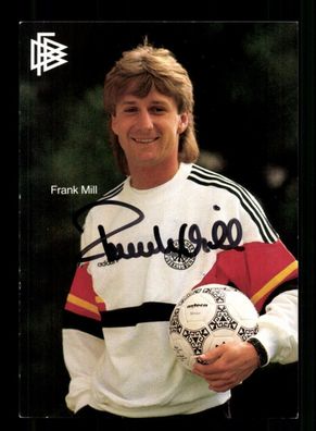 Frank Mill DFB Autogrammkarte 1986 Original Signiert