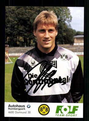 Stefan Klos Autogrammkarte Borussia Dortmund 1992-93 Original Signiert