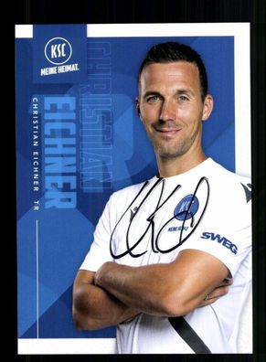 Christian Eichner Autogrammkarte Karlsruher SC 2024-25 Original Signiert