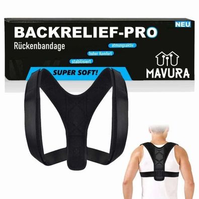 Backrelief-pro Premium Geradehalter Rückenhalter Rückenbandage Haltungskorrektur