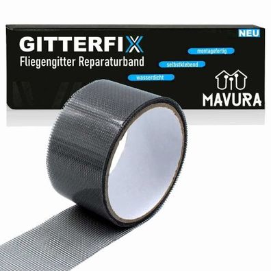 Gitterfix Fliegengitter Reparaturband Insektenvorhang, Reparatur Set Band wasserdicht