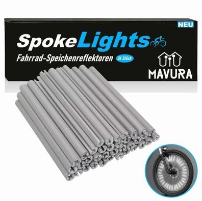 SpokeLights Fahrrad Speichen Reflektoren Speichenreflektoren, (Katzenaugen Stäbe Spei