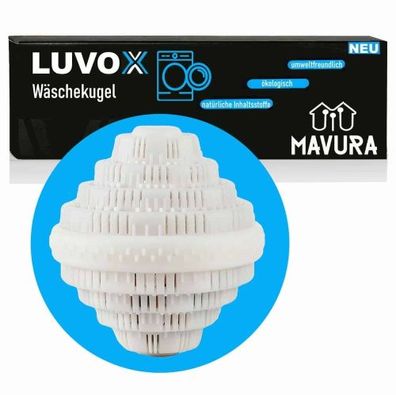 LUVOX Waschball Öko Waschkugel ökologische Wäschekugel Wäscheball Waschmittel