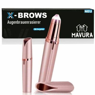 X-BROWS Augenbrauenrasierer Gesichtshaarentferner Augenbrauentrimmer Flawless