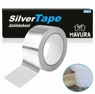 SilverTape Alutape ULTRA wasserdichtes Aluminium Alu (Klebeband Aluband Silbertape Al