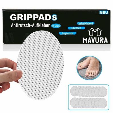 Grippads Anti-Rutsch Aufkleber Sticker Badewanne Dusche, XXL Sticker Streifen Anti Ru