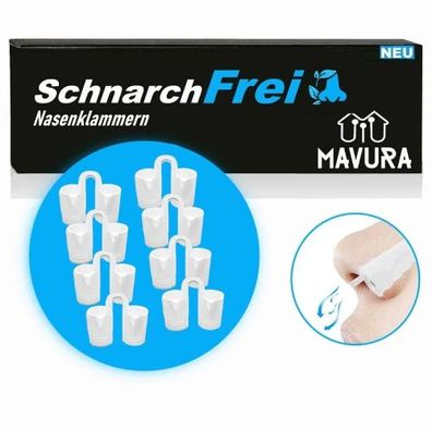SchnarchFrei Nasenspreizer Set Nasendilatatoren Nasenklammern Schnarchen Sport Fitnes
