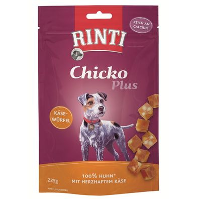 Rinti Chicko Plus Käsewürfel Huhn 9 x 225g (32,54€/kg)