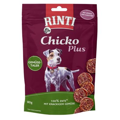 Rinti Chicko Plus Gemüsetaler mit Ente 12 x 80g (41,56€/kg)