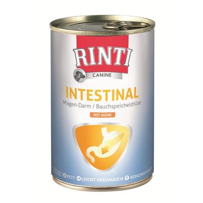 Rinti Dose Canine Intestinal mit Huhn 12 x 400g (8,31€/kg)