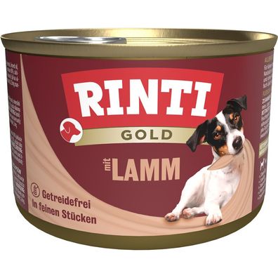 Rinti Dose Gold Lamm 12 x 185g (12,57€/kg)