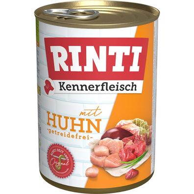 Rinti Dose Kennerfleisch Huhn 24 x 400g (6,66€/kg)