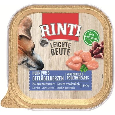 Rinti Leichte Beute Huhn Pur & Geflügelherzen 9 x 300g (9,59€/kg)