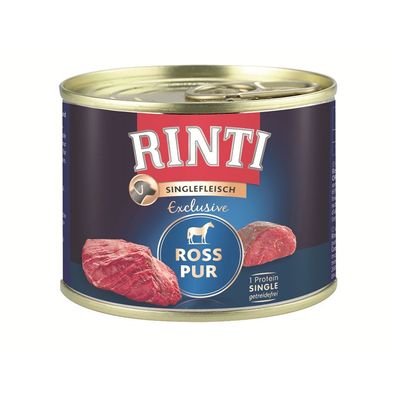 Rinti Dose Singlefleisch Exclusive Ross Pur 12 x 185g (16,17€/kg)