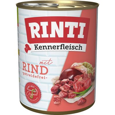 Rinti Dose Kennerfleisch Rind 24 x 800g (5,20€/kg)