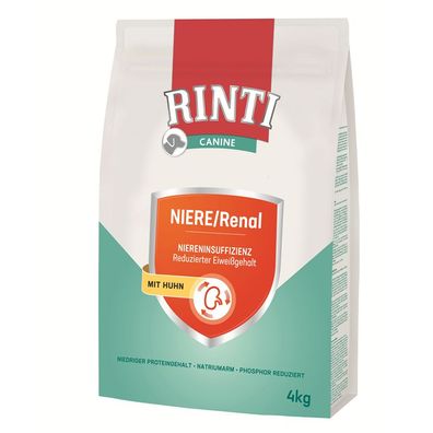 Rinti Canine Niere / Renal Huhn 2 x 4 kg (7,49€/kg)