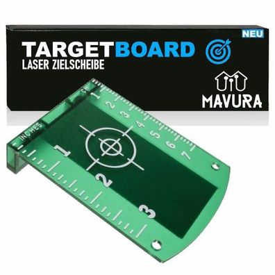 Targetboard Grüne Laser Zielscheibe Magnetische Laser Zieltafel Laserzielgerät mit Re