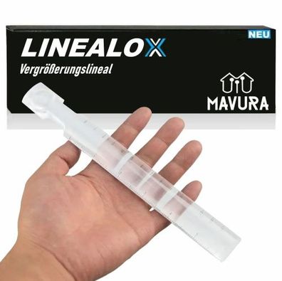 Linealox Leselineal Lesestab Lesehilfe Vergrößerungslineal Lupenlineal Lp-2 + 4x