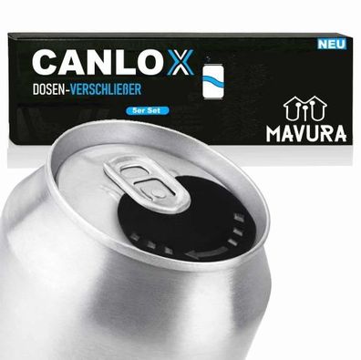 CANLOX Getränkedosen Verschlusskappen Dosen Verschließer Deckel Verschluss [5er]