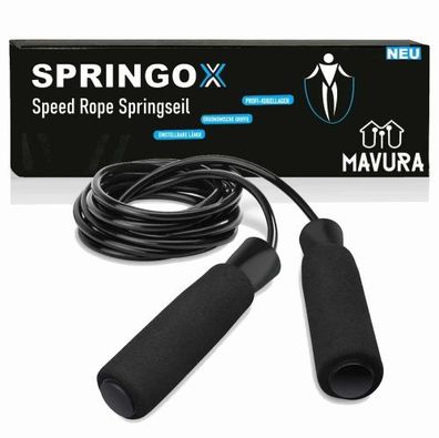 Springox Profi Springseil Speed Rope Jump Seilspringen Hüpfseil Fitness Stahl