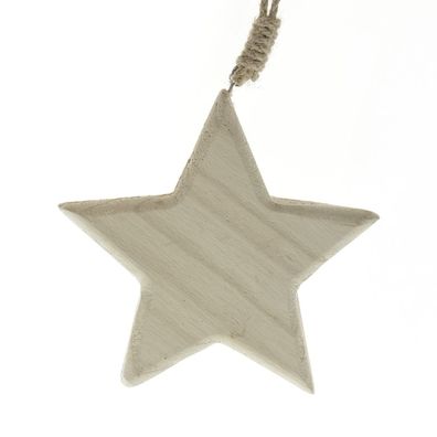 Scheulen Weihnachtsstern Beige Ø 15 cm - Weichholz