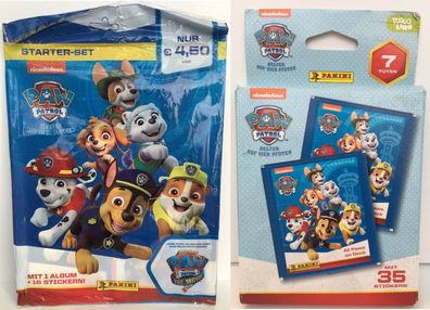 Nickelodeon Paw Patrol Starter-Pack + Blister Sammelmappe + Sticker NEU!