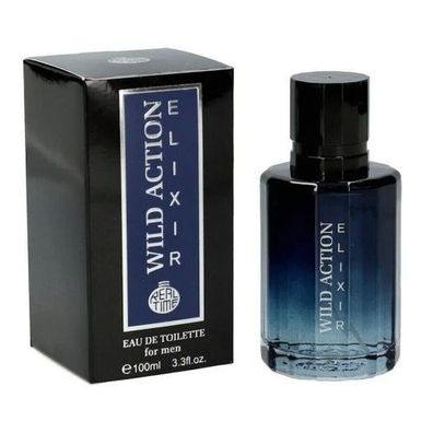 RT Eau de Toilette WILD ACTION ELIXIR Parfüm für Herren - würzig-holziger Duft, - 100