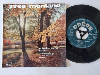 Yves Montand - Les Feuilles Mortes 7'' Vinyl France