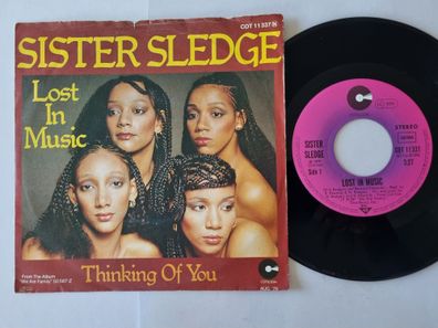 Sister Sledge - Lost in music/ Thinking of you 7'' Vinyl Germany