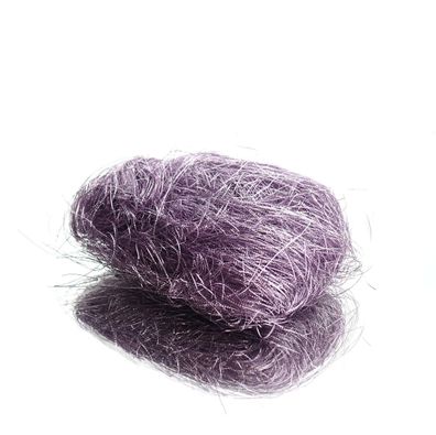 Weihnachtslametta Cloudy Lilac lila gestanzt aus Kunststoff - 20 Gramm