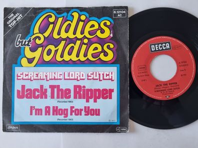 Screaming Lord Sutch - Jack The Ripper/ I'm a hog for you 7'' Vinyl Germany