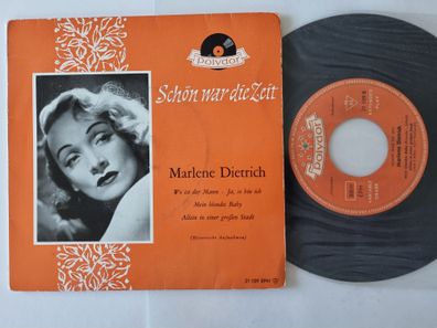 Marlene Dietrich - Schön war die Zeit/ Wo ist der Mann 7'' Vinyl EP Germany