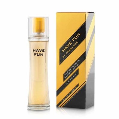 Fragluxe Eau de Toilette HAVE FUN - Damen Parfüm - fruchtige & süße Noten, - 100ml