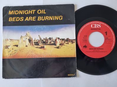 Midnight Oil - Beds Are Burning 7'' Vinyl Holland