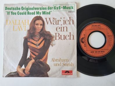 Daliah Lavi - Wär' ich ein Buch 7''/Gordon Lightfoot - If you could read my mind