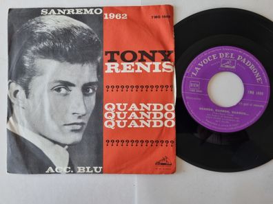 Tony Renis - Quando, Quando, Quando 7'' Vinyl Italy