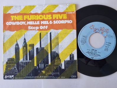 The Furious Five/ Cowboy/ Melle Mel/ Scorpio - Step Off 7'' Vinyl Germany