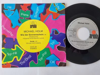 Michael Holm - Wie Der Sonnenschein (Shalala Oh Oh) 7'' PROMO COVER