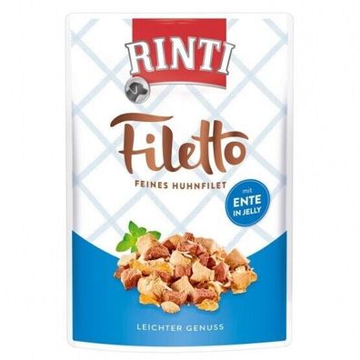 Rinti PB Filetto Jelly Huhn & Ente 24 x 100g (16,63€/kg)