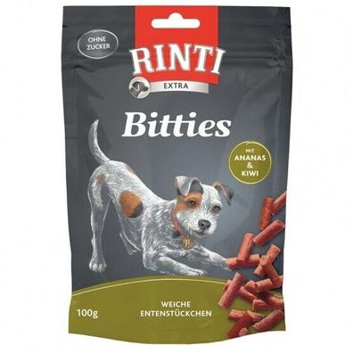 Rinti Extra Bitties Ente & Ananas 12 x 100g (33,25€/kg)