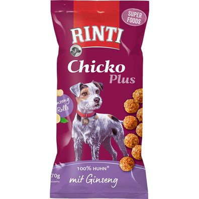 Rinti Chicko Plus Superfoods mit Ginseng 16 x 70g (44,55€/kg)