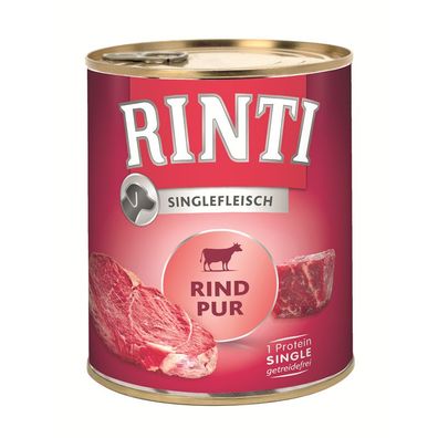 Rinti Dose Singlefleisch Rind Pur 6 x 800g (10,40€/kg)