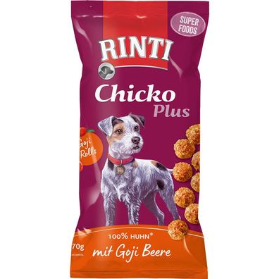 Rinti Chicko Plus Superfoods mit Goji Beere 16 x 70g (44,55€/kg)